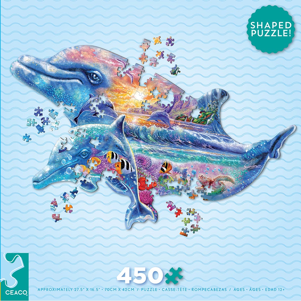500PC PUZZLE SHAPES ASST (6) BL